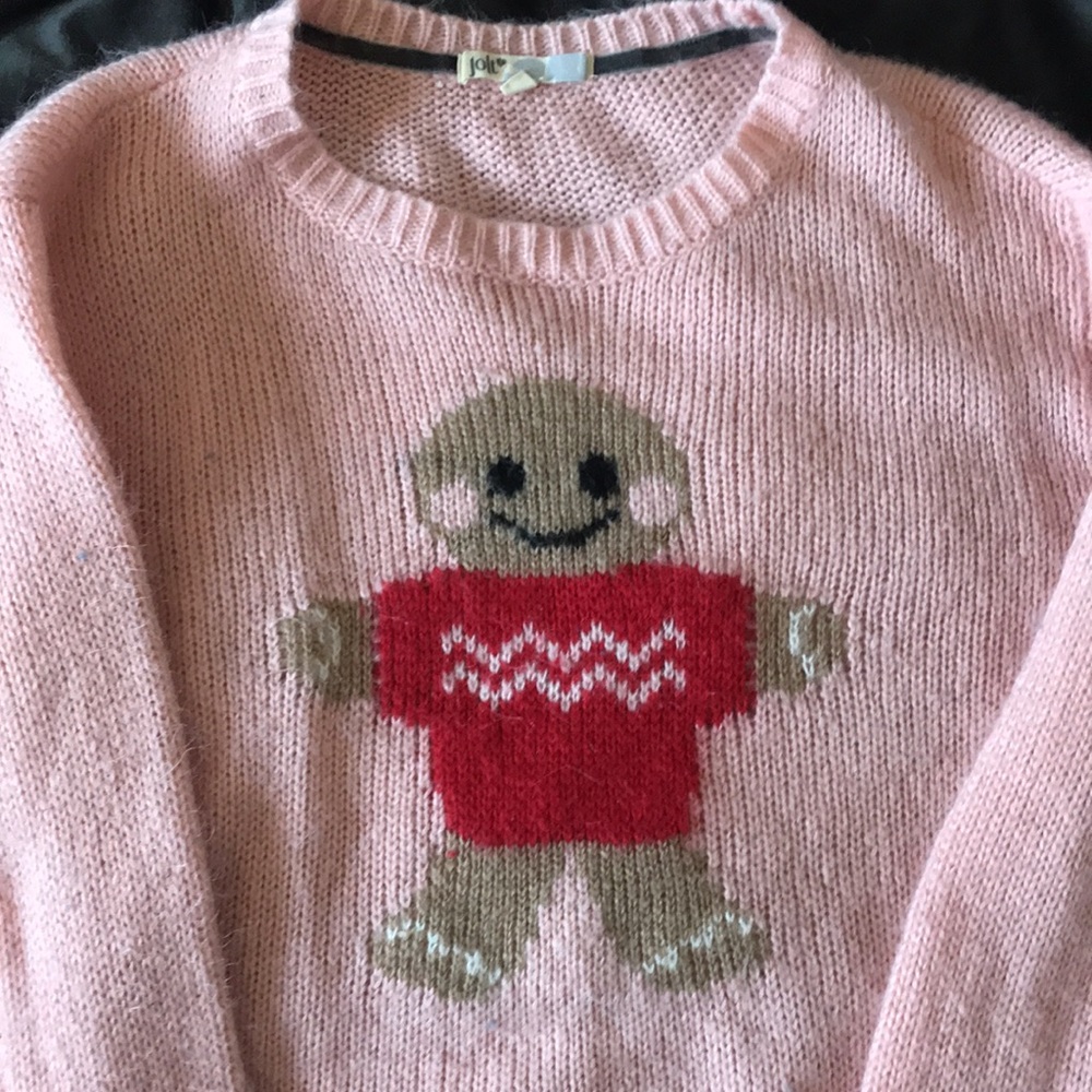 Gingerbread man sweater